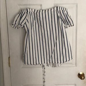 Off the shoulder shirt